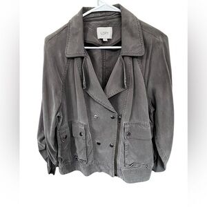 LOFT Women's Olive Green/grey Jacket